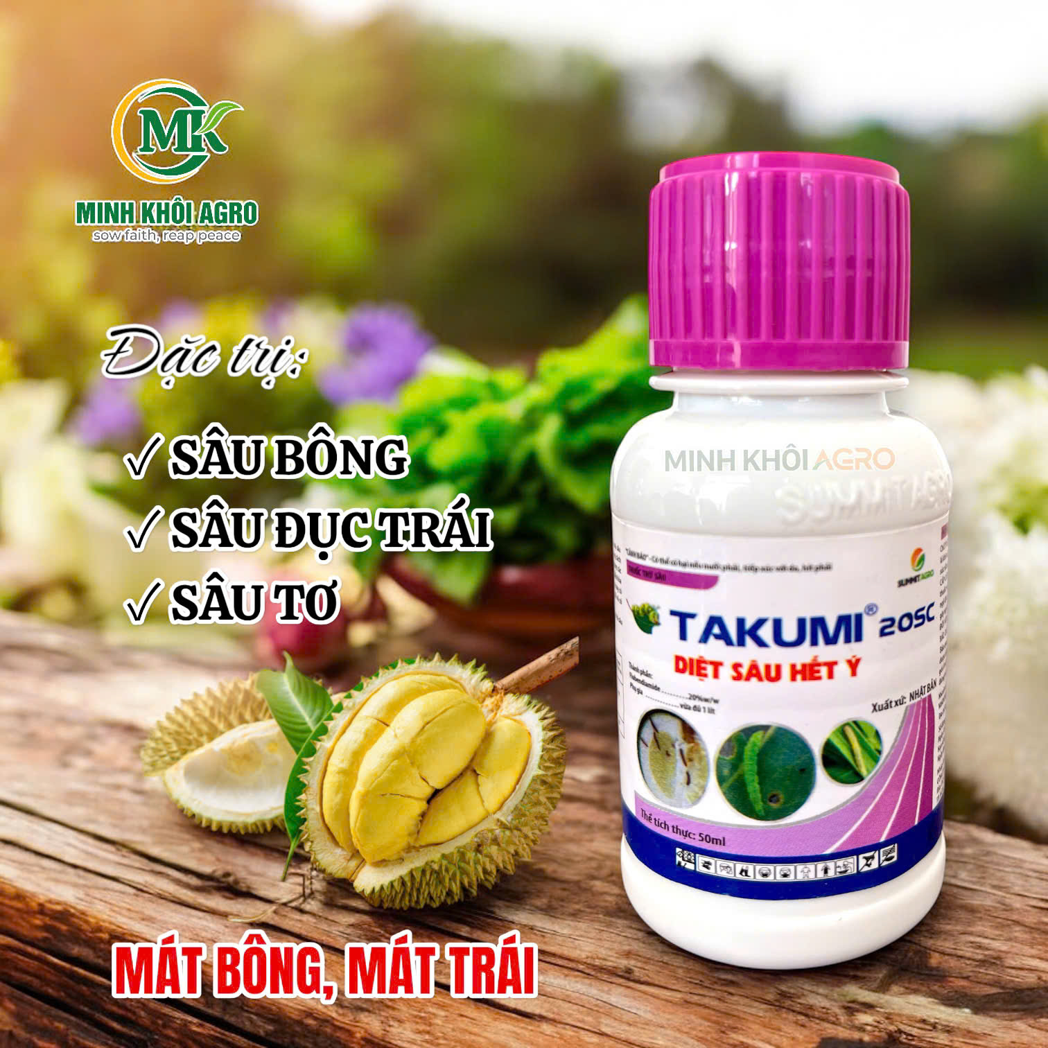 Thuốc trừ sâu Takumi 20SC - Chai 50ml